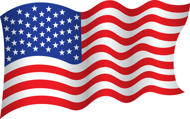 Fototapeta premium United States of America icon flag symbol sign