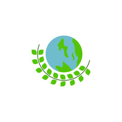 earth and leaves suitable for world day