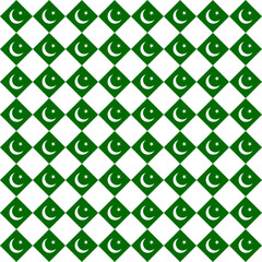 pakistan flag seamless background