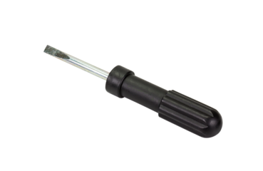 black screwdriver isolated