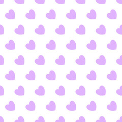 Fototapeta na wymiar purple heart seamless background