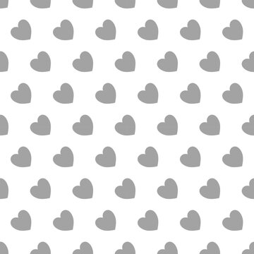 heart shaped seamless background showing love