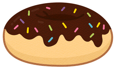 Chocolate Donut Pillow Paper Texture