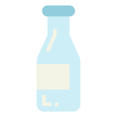 bottle flat icon style
