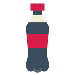 bottle flat icon style