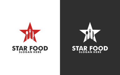 star food logo design template