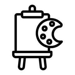painting line icon