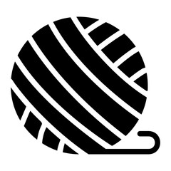 yarn glyph icon