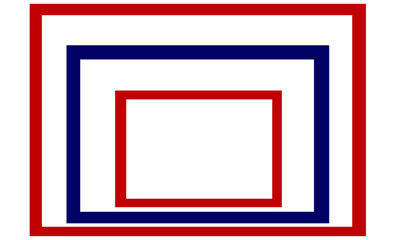 Thai Flag color frame, Thailand election vote for nation
