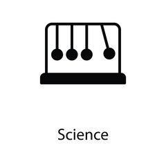 Science icon design stock illustration