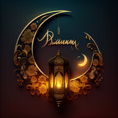 Ai generated 3d ramadan and eid bannar desing and background photo