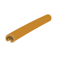 カシア（シナニッケイ）。フラットなベクターイラスト。
Cassia. Flat designed vector illustration.