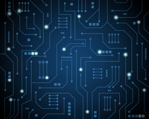 high tech background and digital data connection system