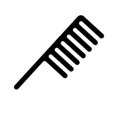 Hair comb icon. Beauty and grooming. Vector.