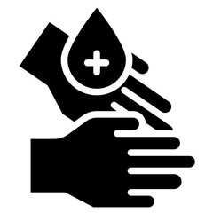 washing hand glyph 