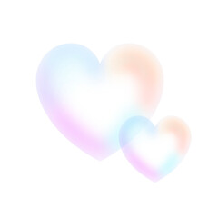 Beauty Shape Heart Ballon Illustration Transparant