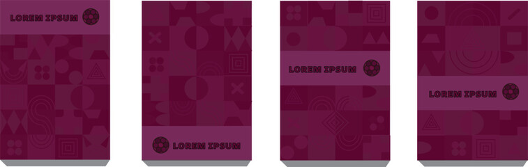 Obraz premium football geometry book