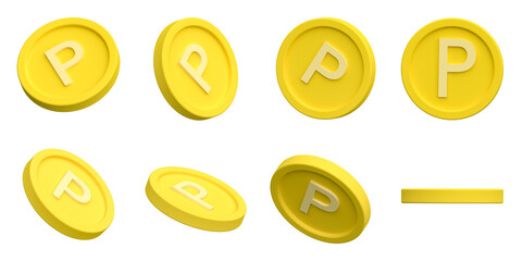 3d coin icon