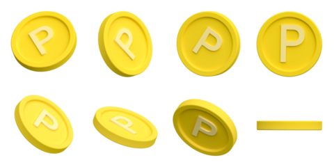 3d coin icon