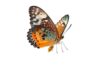 Fototapeta na wymiar butterfly isolated on white, transparent background, PNG, generative ai