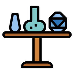 pottery filled outline icon style