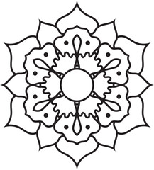 Flower Mandala Element