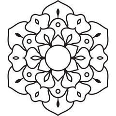 Flower Mandala Element