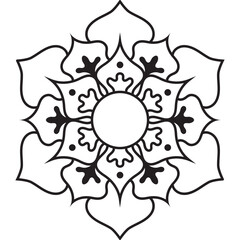 Flower Mandala Element