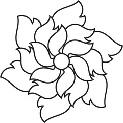 Flower Mandala Element