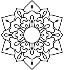 Flower Mandala Element