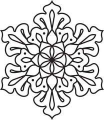 Flower Mandala Element