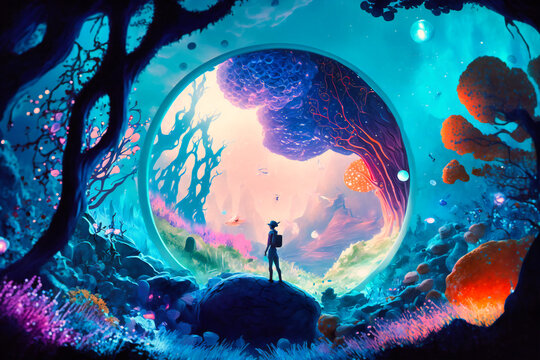 A new world where humans touch digital realms, transforming experiences for future generations