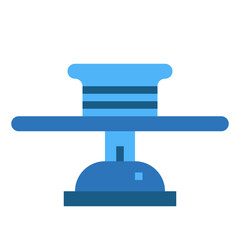 banding wheel flat icon style