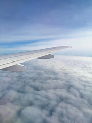 Aerial view from porthole