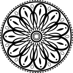 Circle Seamless Ornament