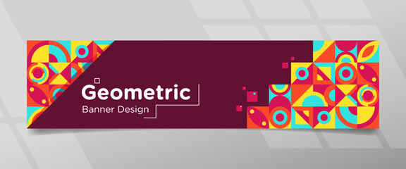 Geometric Art Banner Design