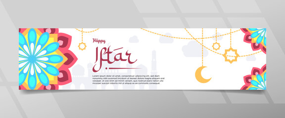 Iftar for Ramadan Banner Design