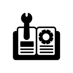 Service Book icon in vector. illustration