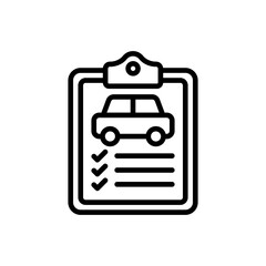 Car Inspection icon in vector. illustration