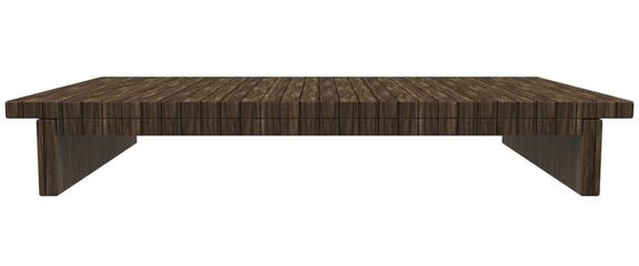 Wooden Table Top 3D Render 
