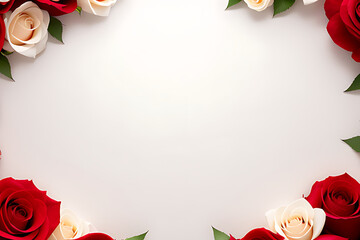 bright rose frame