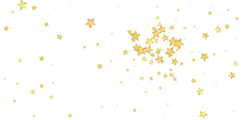 Magic stars vector overlay.  Gold stars scattered