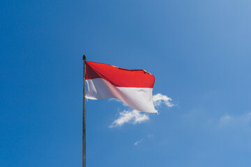 Fototapeta na wymiar indonesia natonal flag 