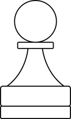 pawn vector icon