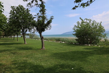 Blick von Sirmione auf den Gardasee