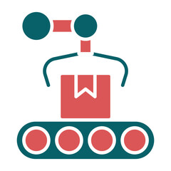 Obraz premium Vector Design Automation Icon Style