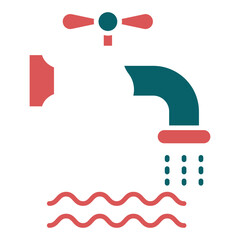 Vector Design Waste Water Icon Style