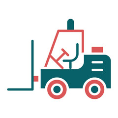 Vector Design Forklift Icon Style