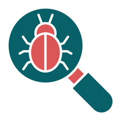 Vector Design Bug Icon Style