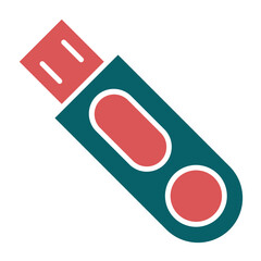 Vector Design Usb Drive Icon Style